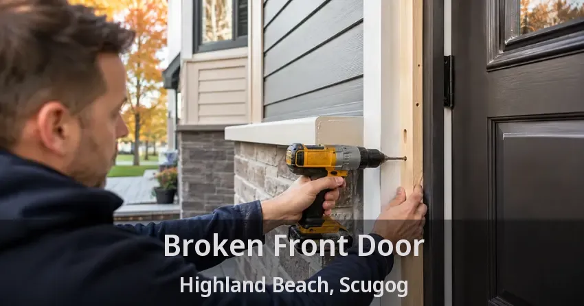 Broken Front Door Highland Beach, Scugog - ON