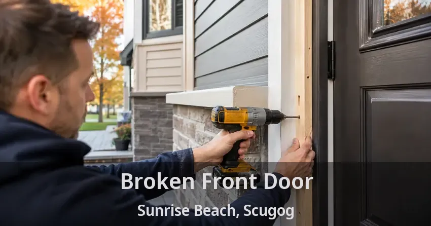 Broken Front Door Sunrise Beach, Scugog - ON