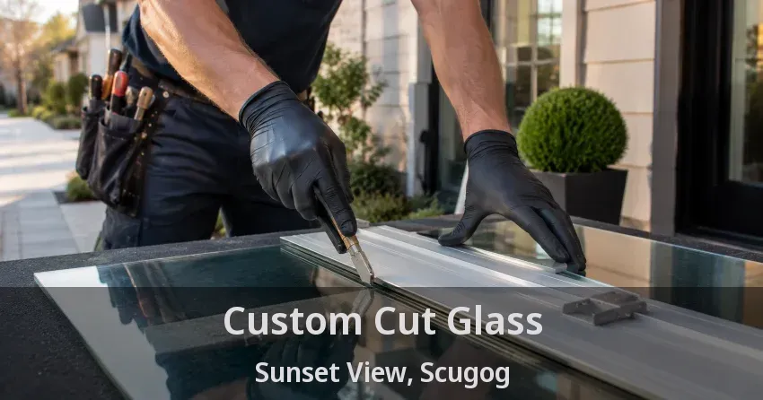 Custom Cut Glass Sunset View, Scugog - ON