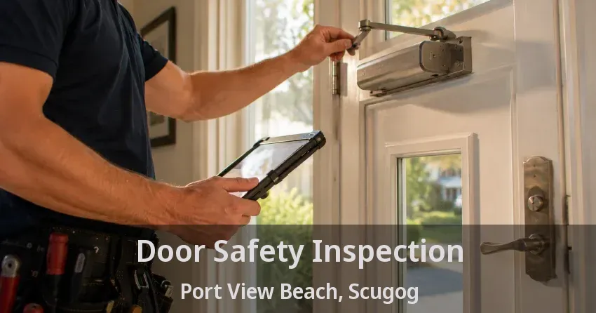 Door Safety Inspection Port View Beach, Scugog - ON
