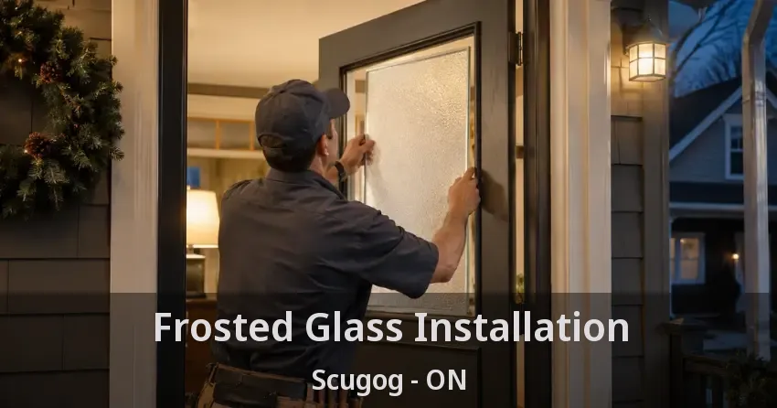 Frosted Glass Installation Scugog - ON