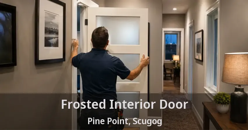 Frosted Interior Door Pine Point, Scugog - ON