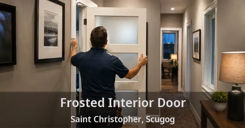 Frosted Interior Door Saint Christopher, Scugog - ON