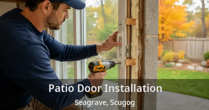 Patio Door Installation Seagrave, Scugog - ON