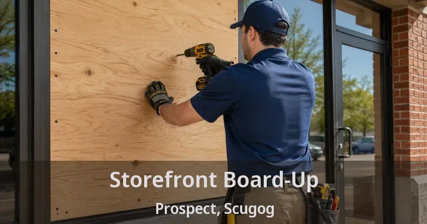 Storefront Board-Up Prospect, Scugog - ON
