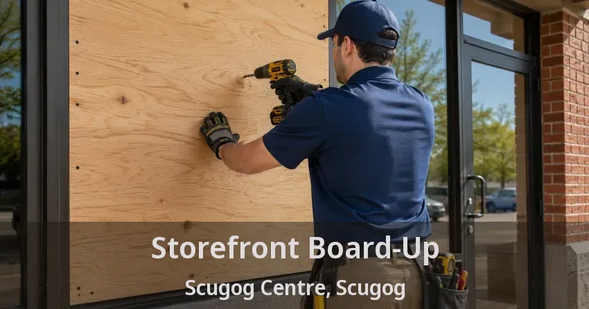 Storefront Board-Up Scugog Centre, Scugog - ON