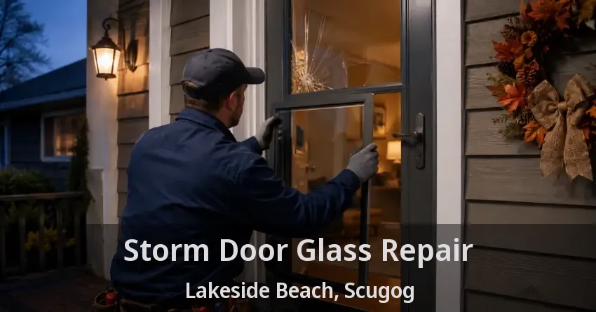Storm Door Glass Repair Lakeside Beach, Scugog - ON