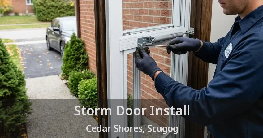 Storm Door Install Cedar Shores, Scugog - ON