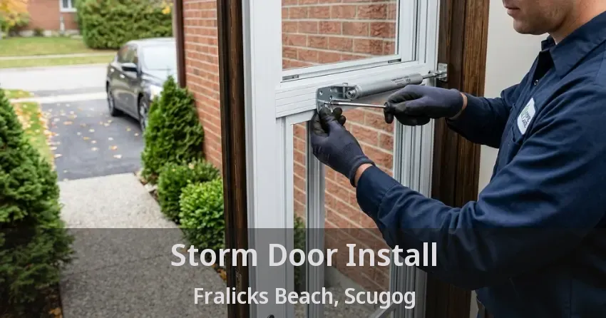 Storm Door Install Fralicks Beach, Scugog - ON