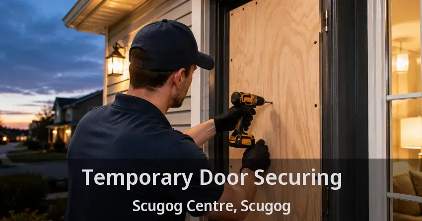 Temporary Door Securing Scugog Centre, Scugog - ON