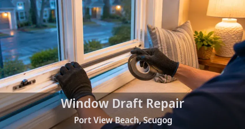 Window Draft Repair Port View Beach, Scugog - ON