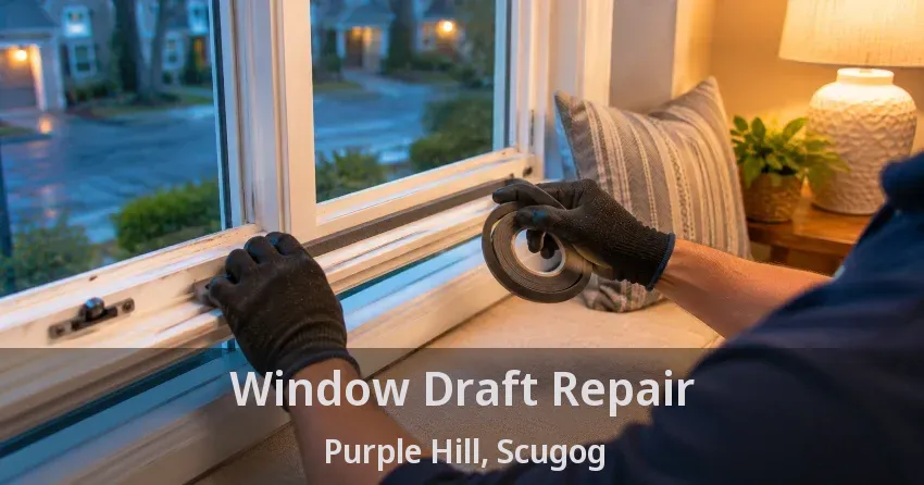 Window Draft Repair Purple Hill, Scugog - ON