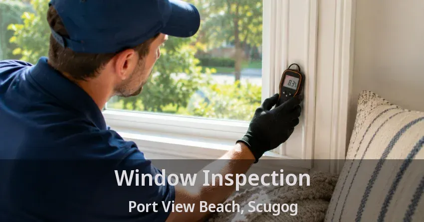 Window Inspection Port View Beach, Scugog - ON