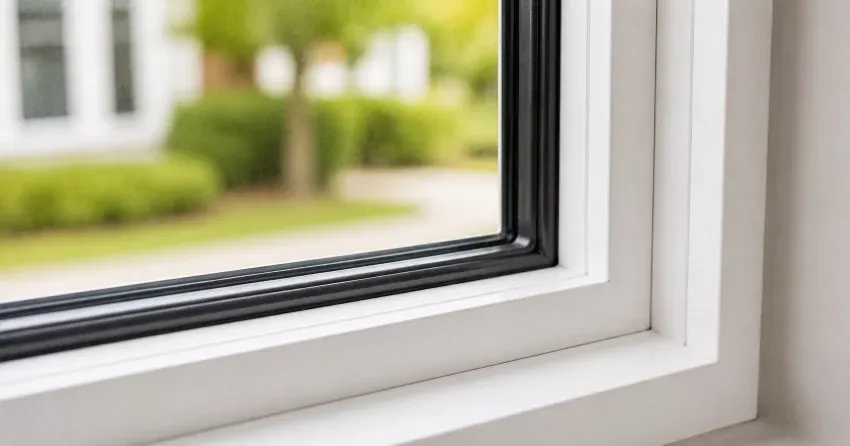 technician repairing window and door hardware in Scugog home